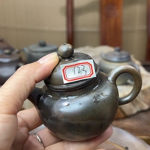 依***事戬谷龙窑柴烧茶壶123