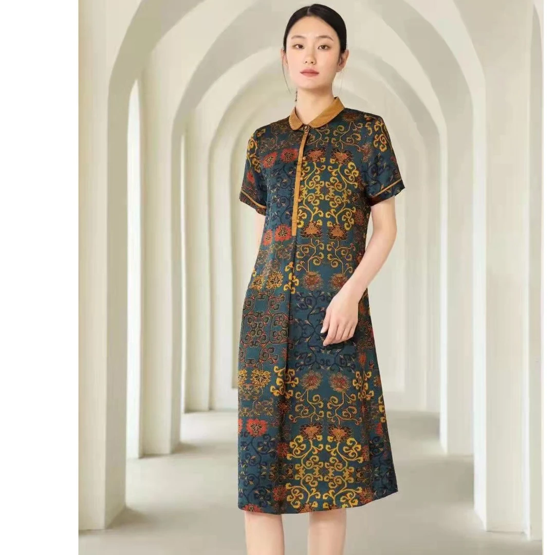 8092-1-33新款时尚重工显瘦连衣裙