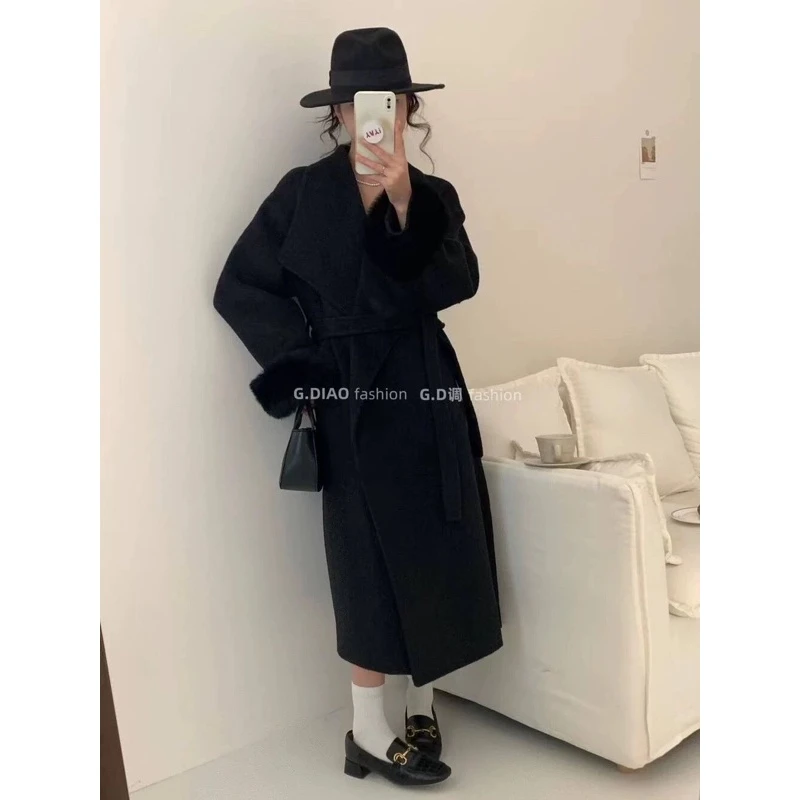 【ARONG阿荣家】外套99961-炭黑色燕麦色-S