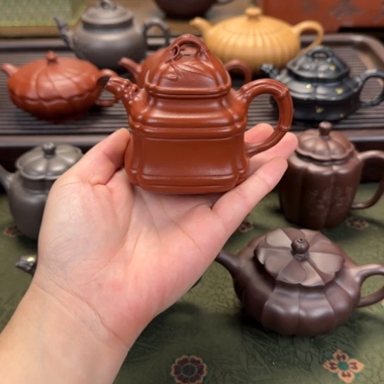 茶壶紫砂四方竹鼎