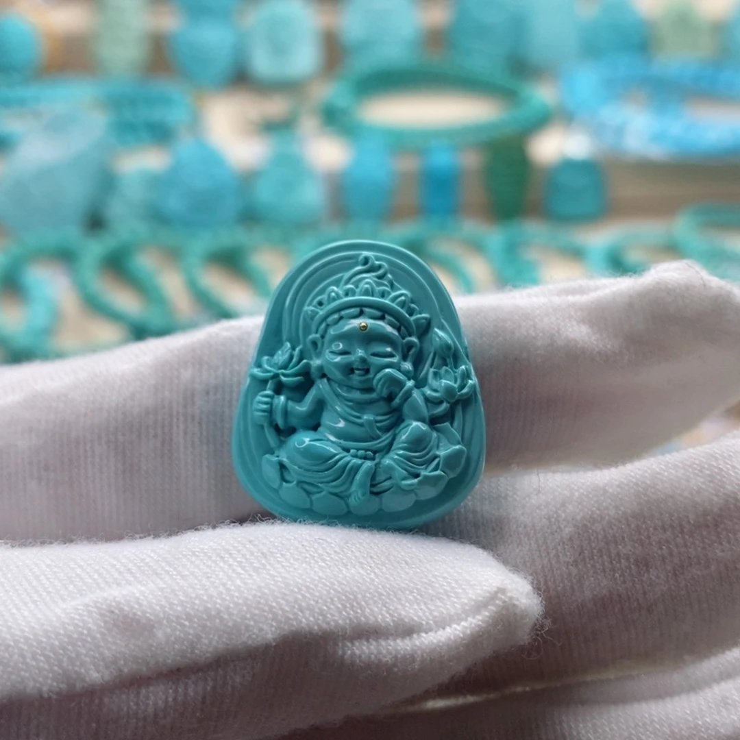 绿松石珠宝奇石未镶嵌