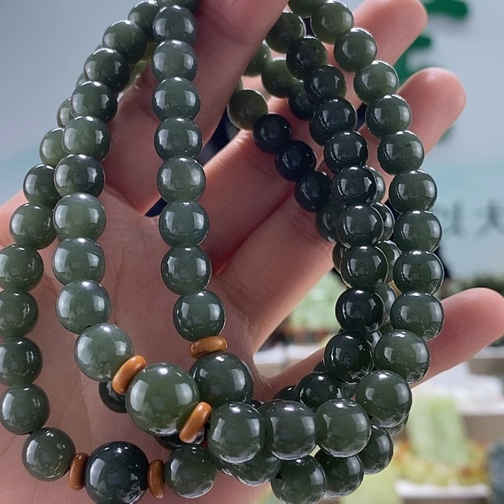 和田玉手链未镶嵌