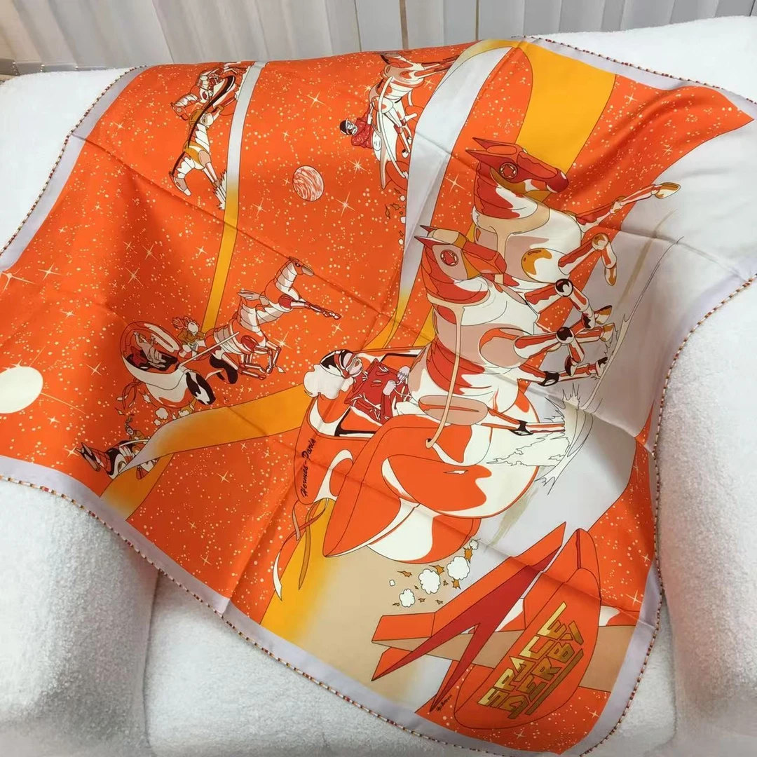99新 Hermes/爱马仕 海囤J/爱马仕/丝巾围巾/my50696
