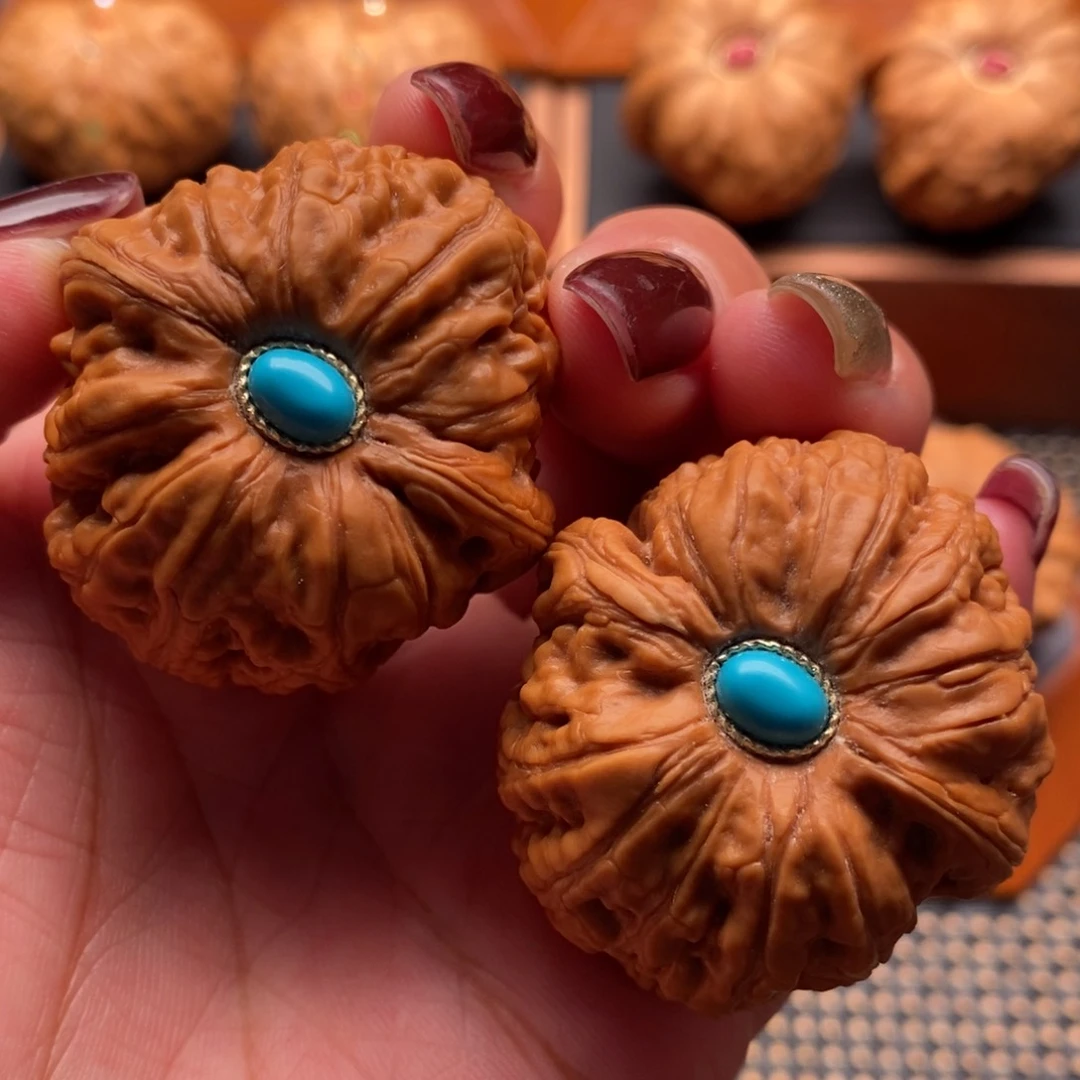 文玩核桃把件40尺寸平谷元宝