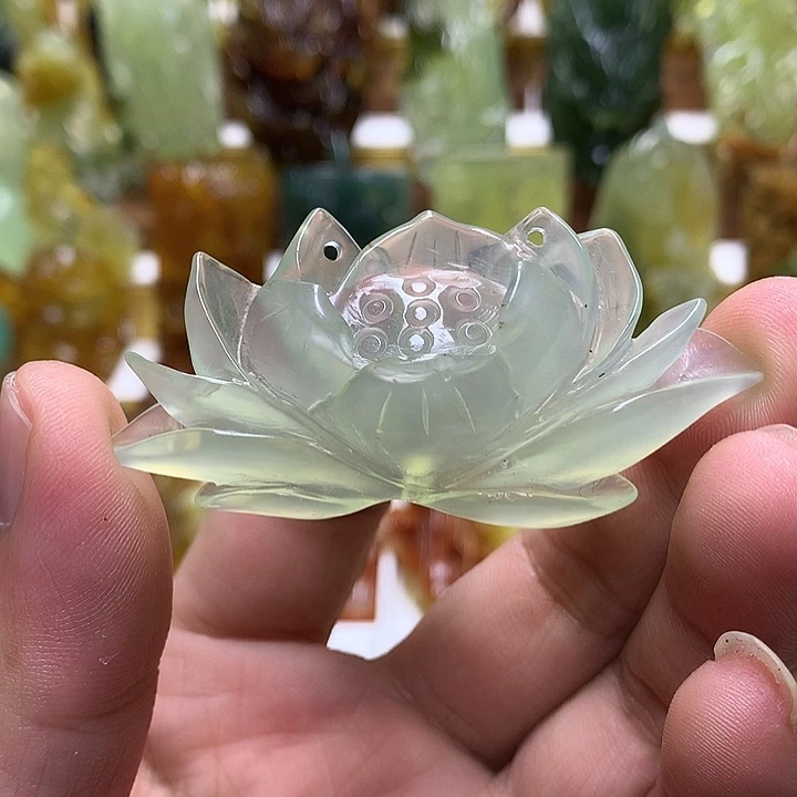 蛇纹石玉未镶嵌珠宝半成品