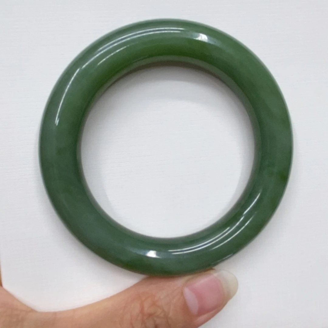 和田玉手镯未镶嵌幸*喵