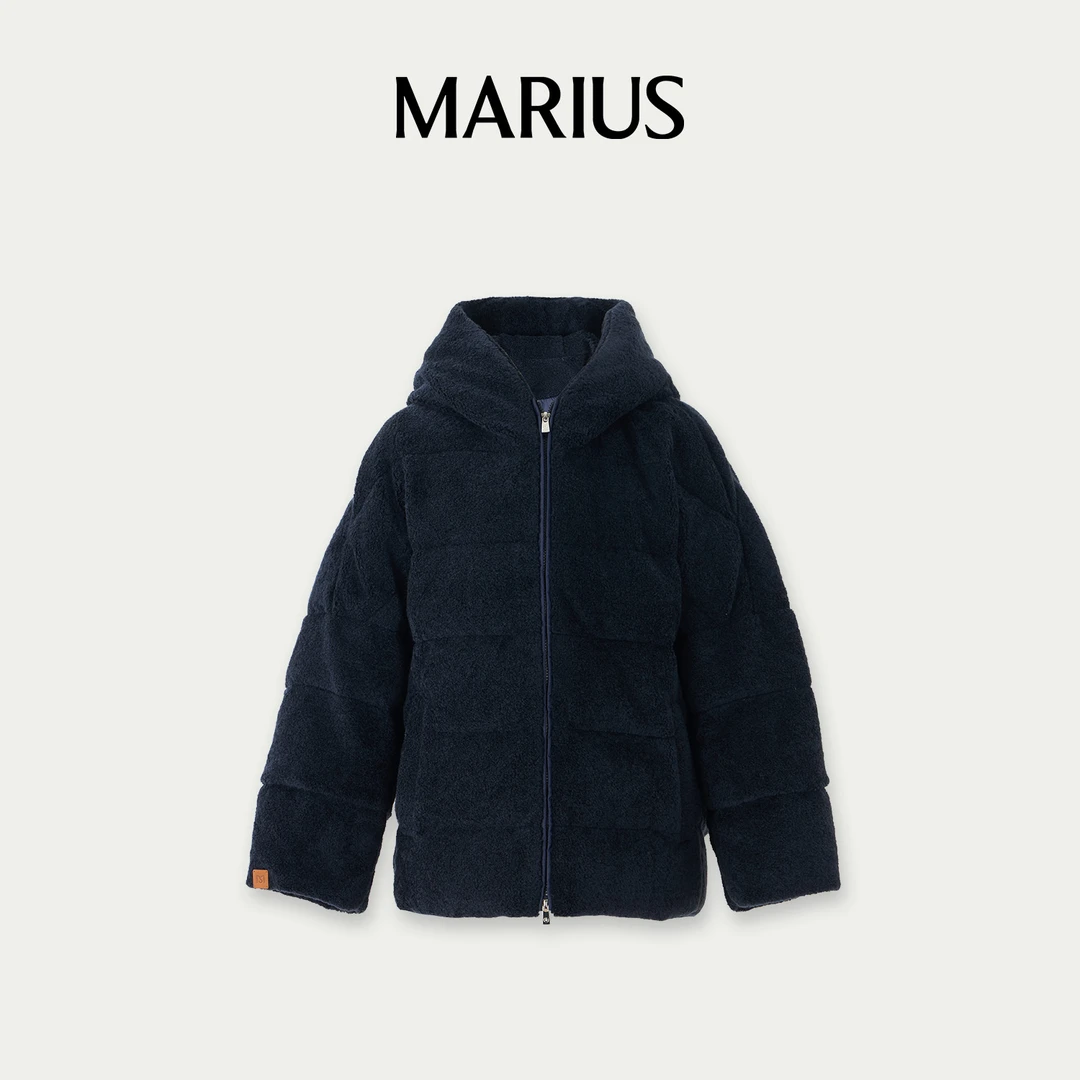 MARIUS‘金土豆羽绒’经典泰迪连帽短款羽绒外套