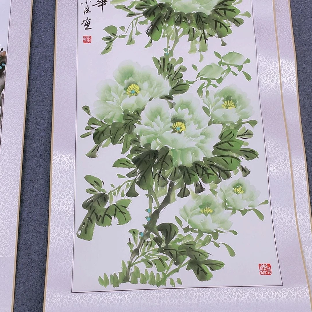 国画妮*。手绘作品绘画作品