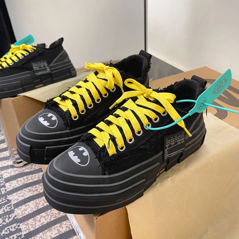 吴建豪同款乞丐鞋夏季新款帆布鞋正品增高休闲男款女~某物渠道鞋