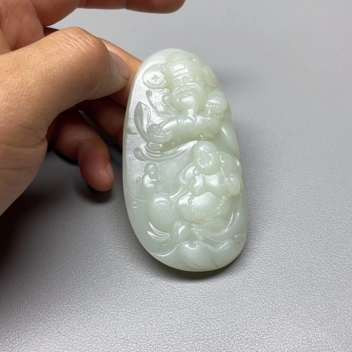 吊坠(不含链)未镶嵌和田玉涅**生