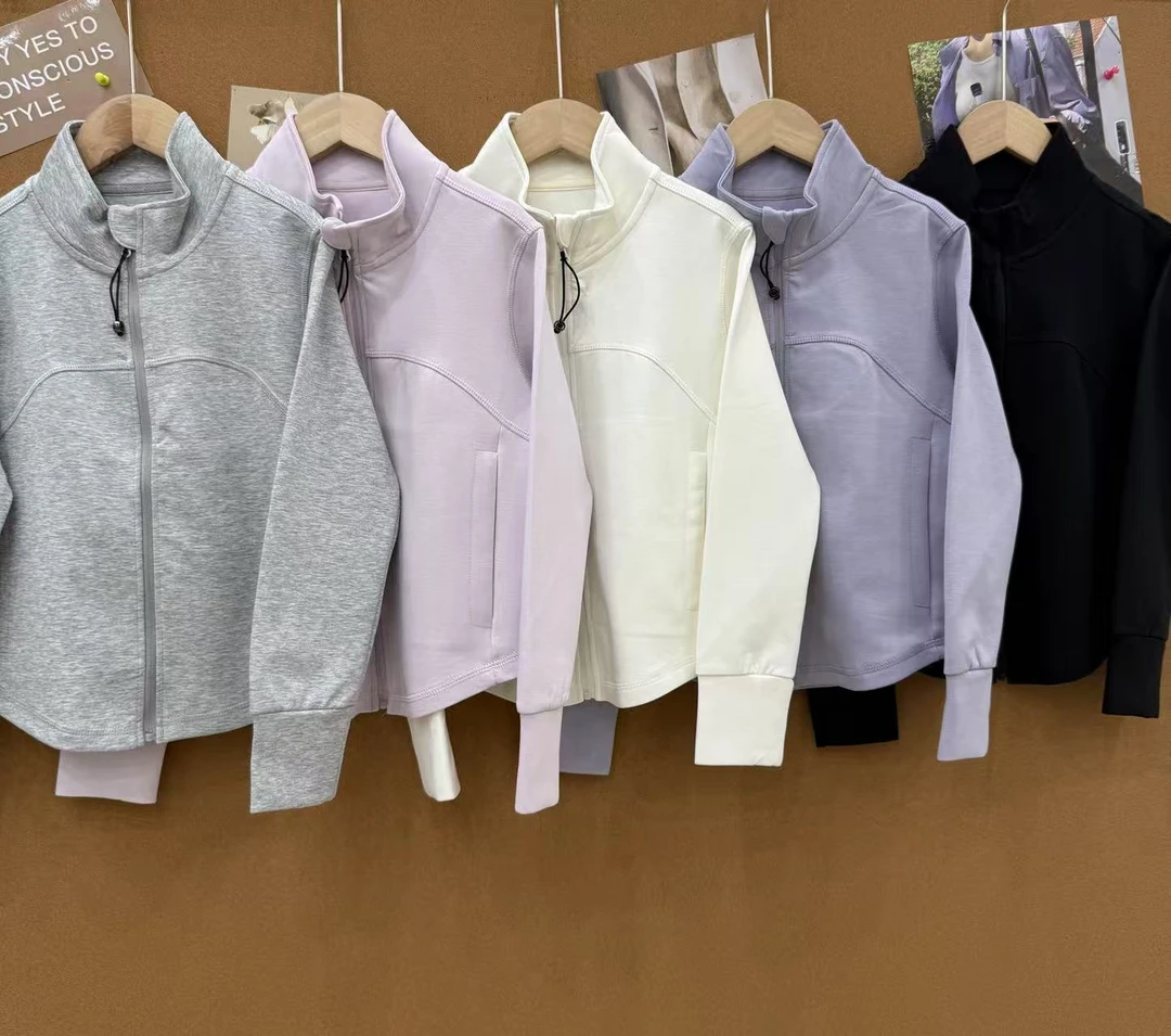 肉肉家-【棉软亲肤】儿童春日运动半高领弧形下摆拉链上衣