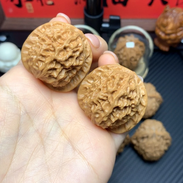 核桃把件瓷娃娃38打底