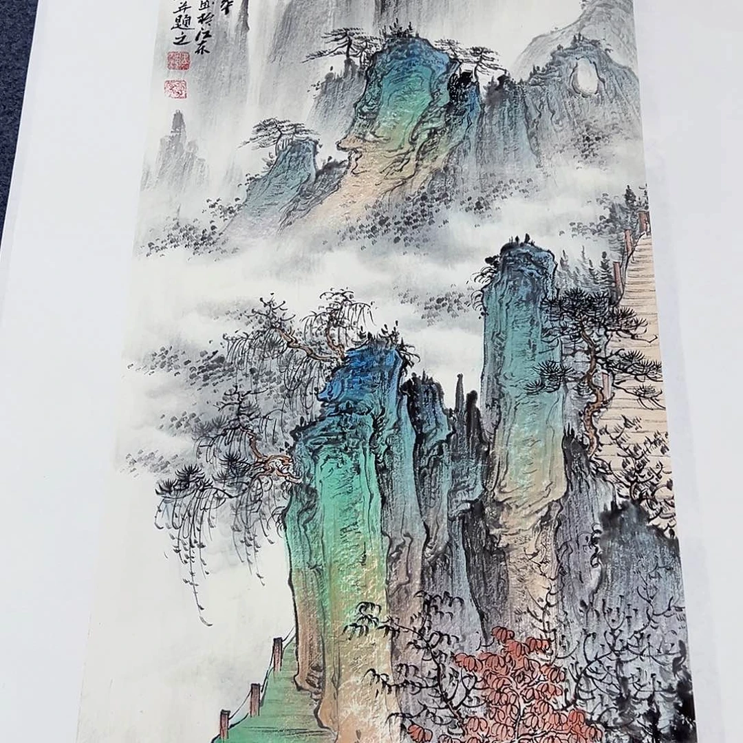 国画事事顺心如意万事如意万事