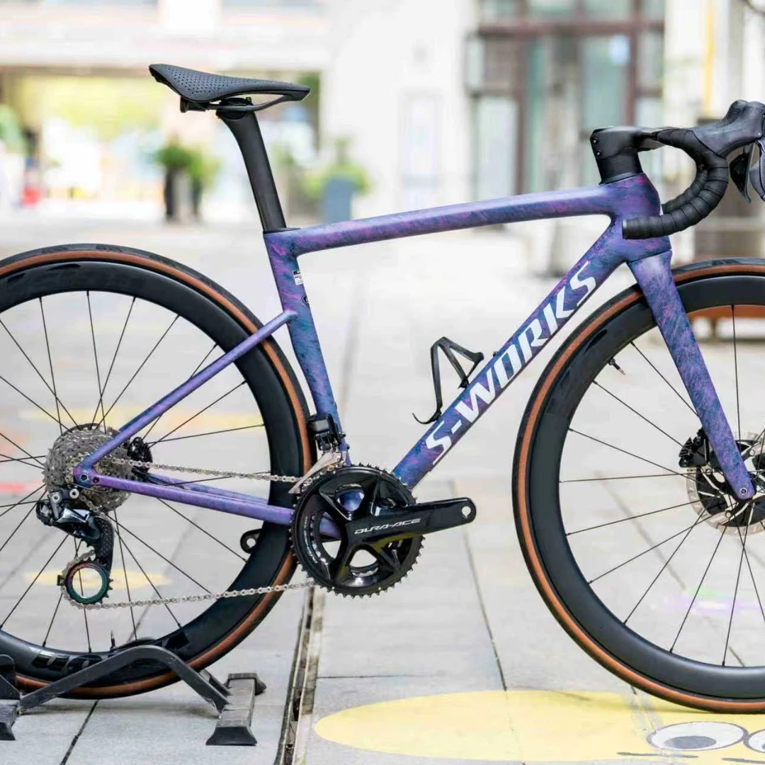 闪电sworks sl8紫番薯公路车尺码52适合身高165-175左右