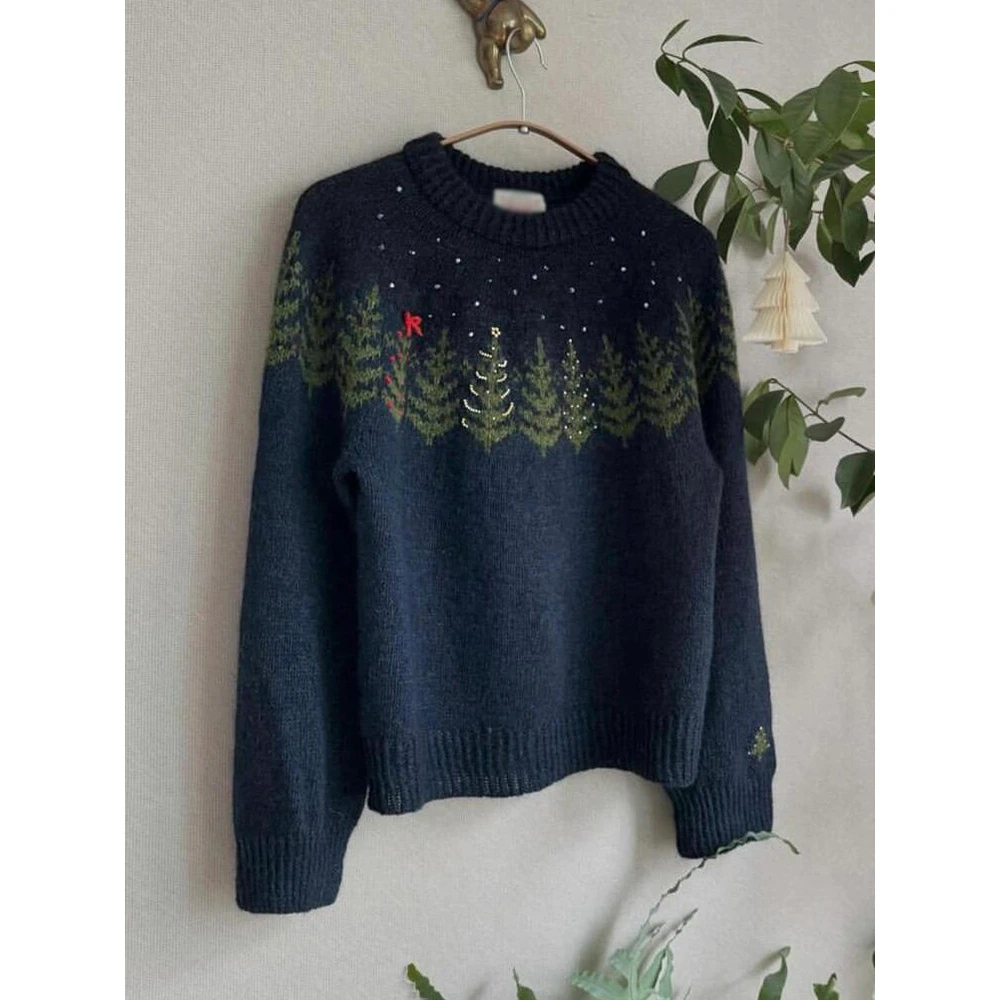 真心舒服！巨推荐！时髦洋气毛衣女2025年新款慵懒风减龄针织衫上衣