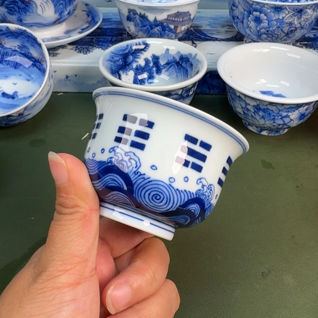 景德镇纯手绘茶具圆圆211