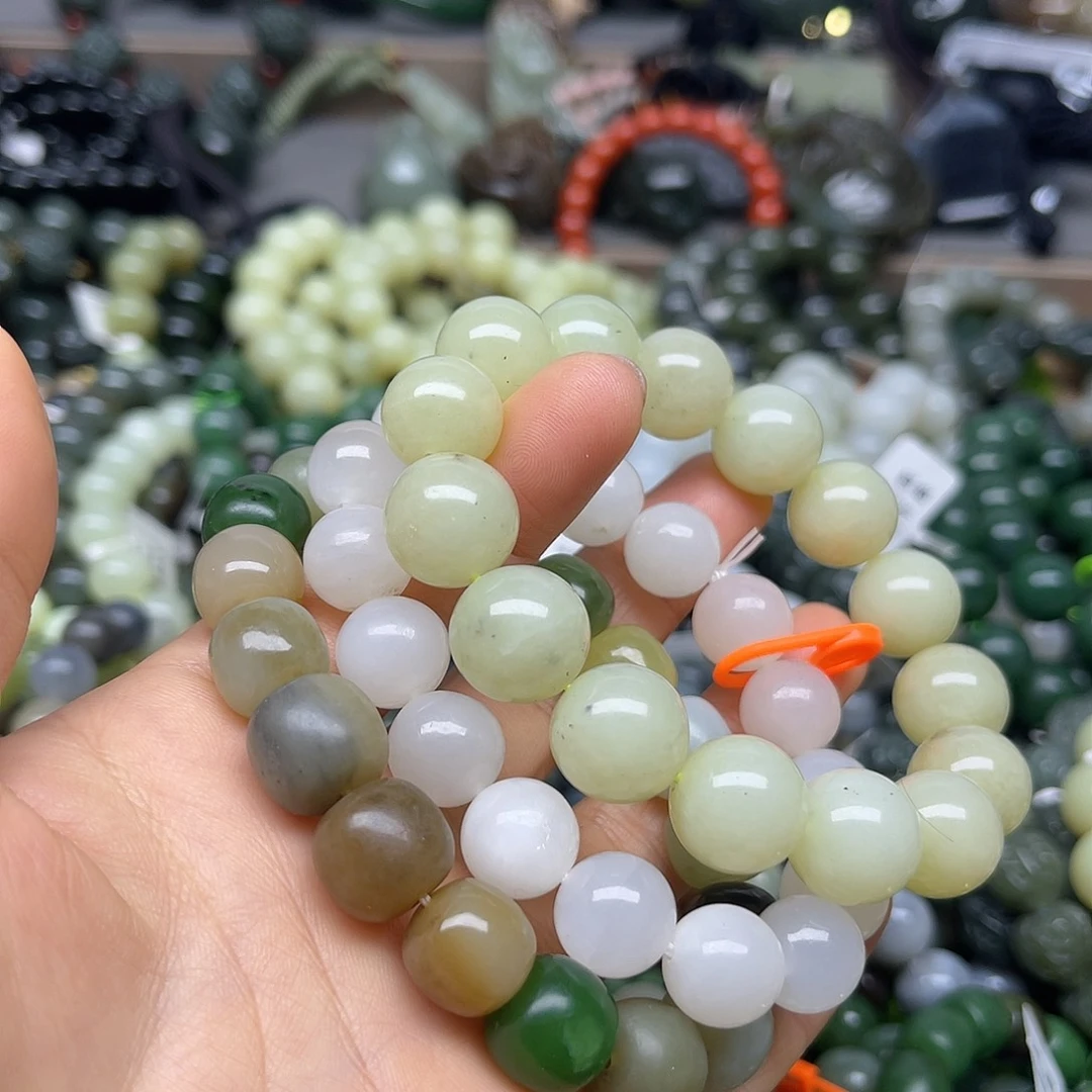 和田玉未镶嵌手链