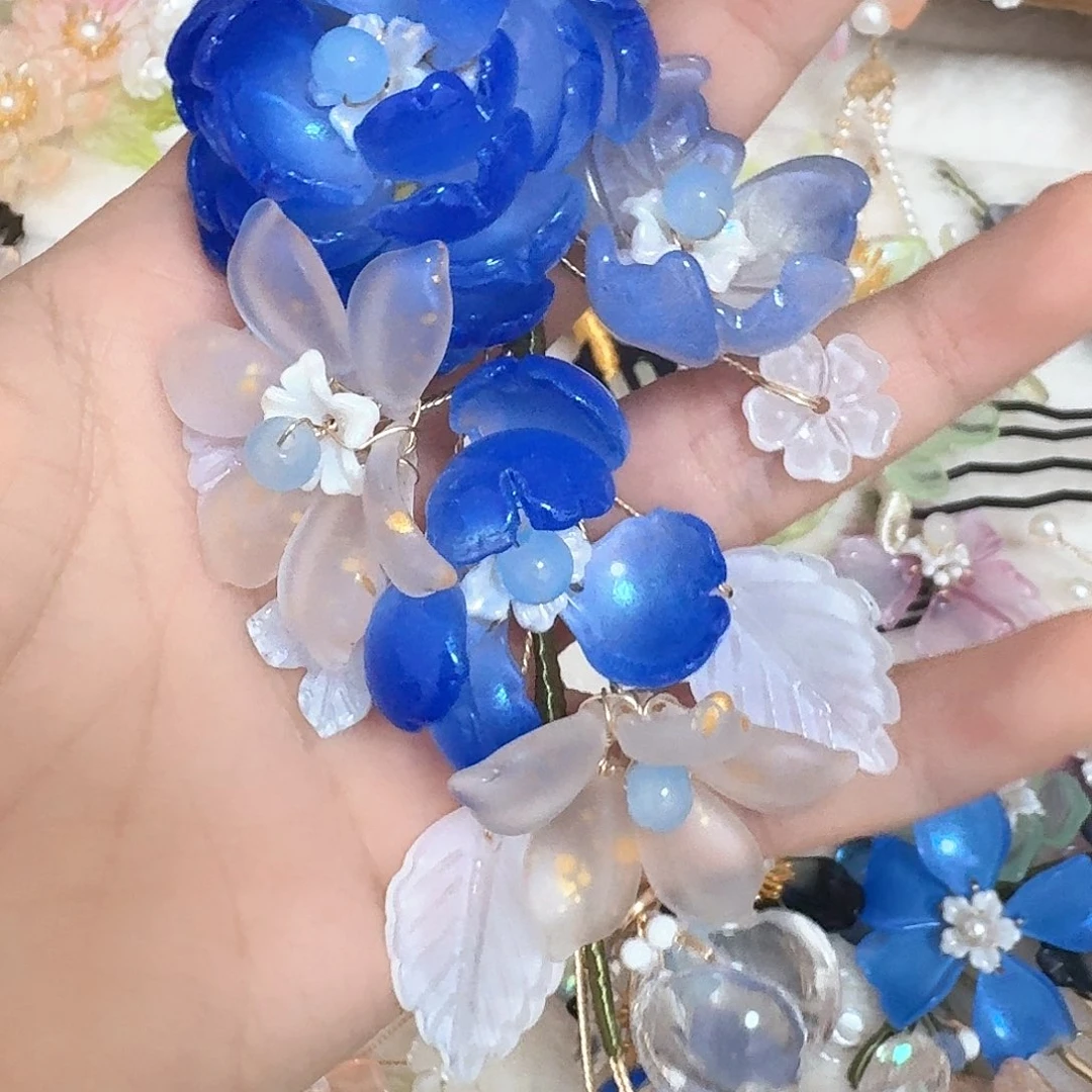 铁合金仿水晶琉璃发簪25.8的款