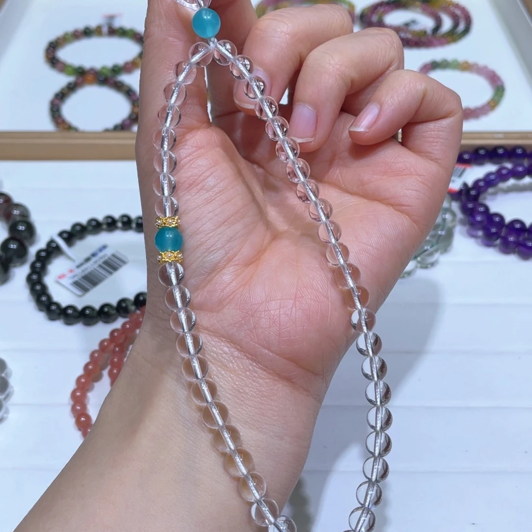 石榴石（紫牙乌）手串未镶嵌