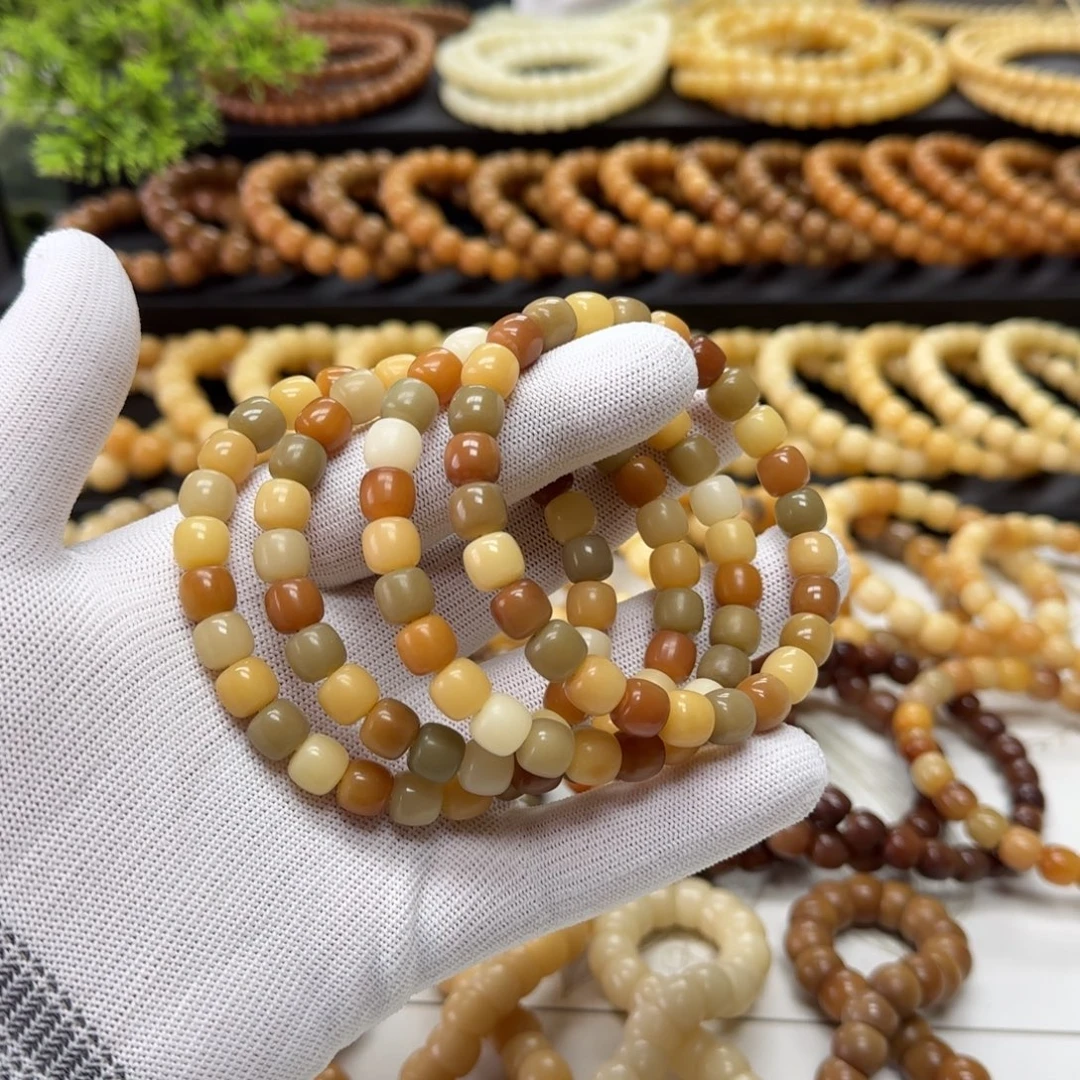 菩提根/象牙果手串8*9鬼工5年