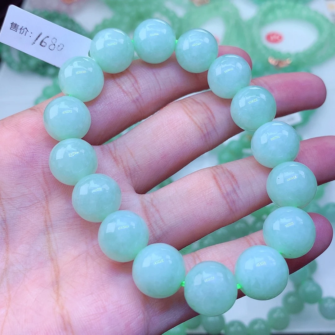 翡翠未镶嵌毛衣链