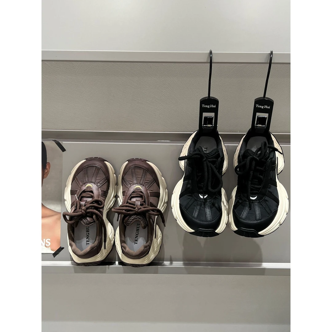 百搭透气运动鞋秋季时尚潮流女鞋老爹鞋|