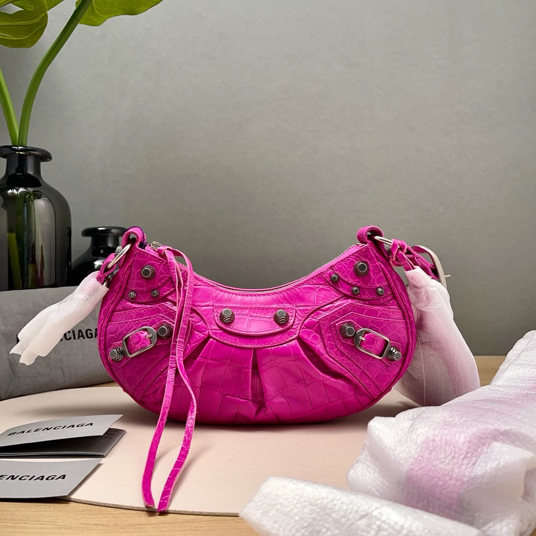 95新 Balenciaga/巴黎世家 【九筒奢品】豌豆包/单肩包/0301