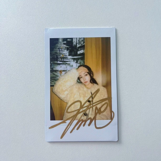 P028【迪丽热巴】正品拍立得照片 白边