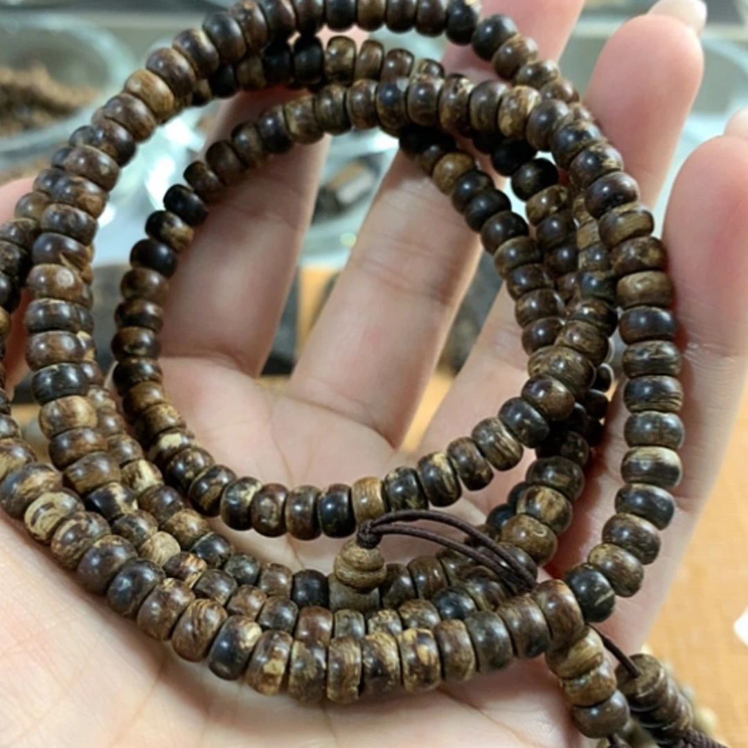 【闪购商品】沉香手串老惠安沉香0.65，27.5克沉水