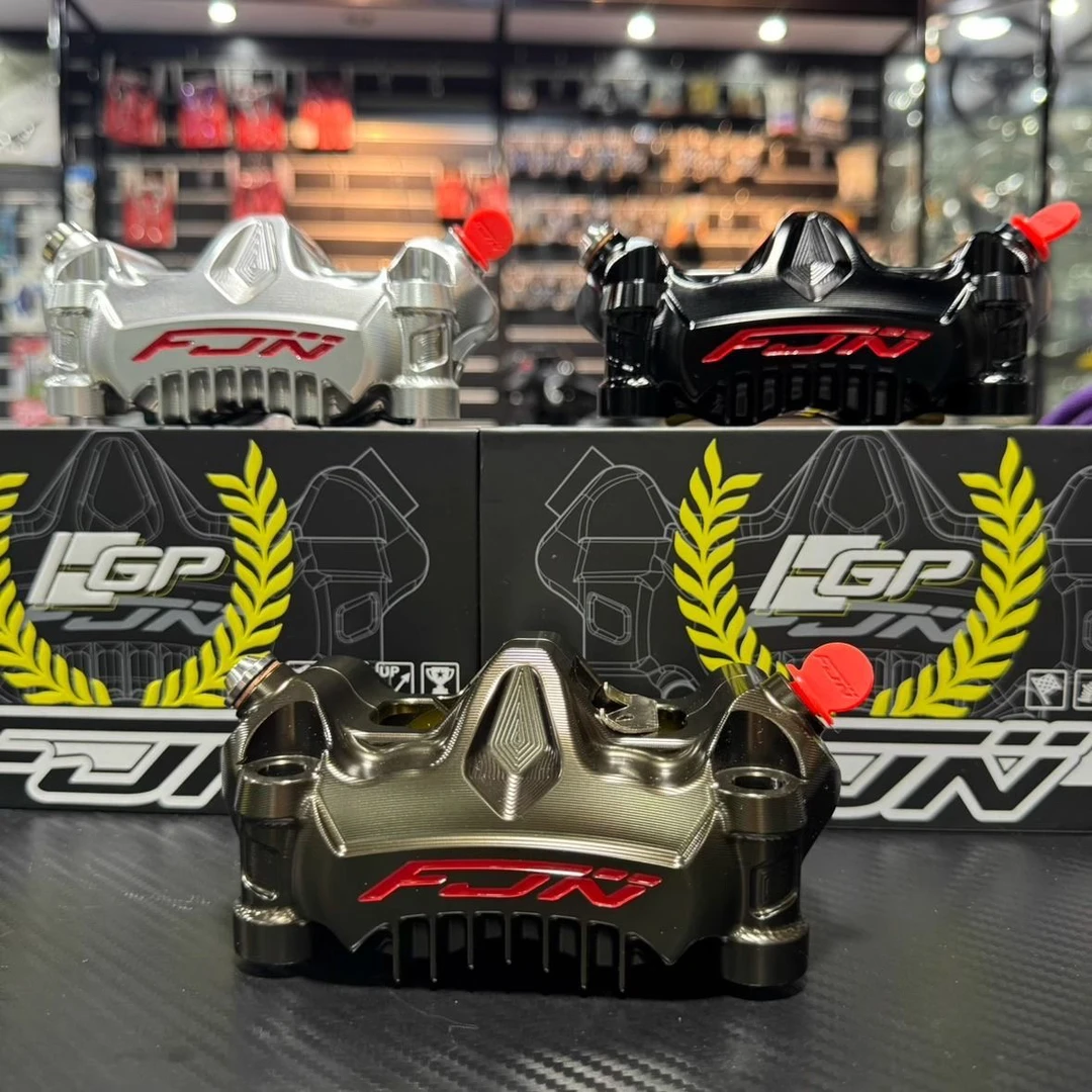 大辐射卡钳缎造赛道款小牛九号电动车改装刹车通用型鲨鱼鳍款