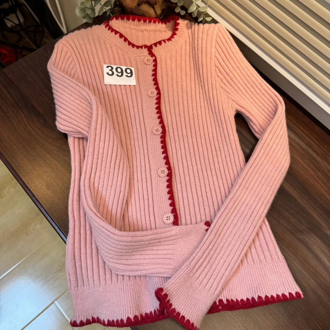 路一.韩国粉开衫 399399399