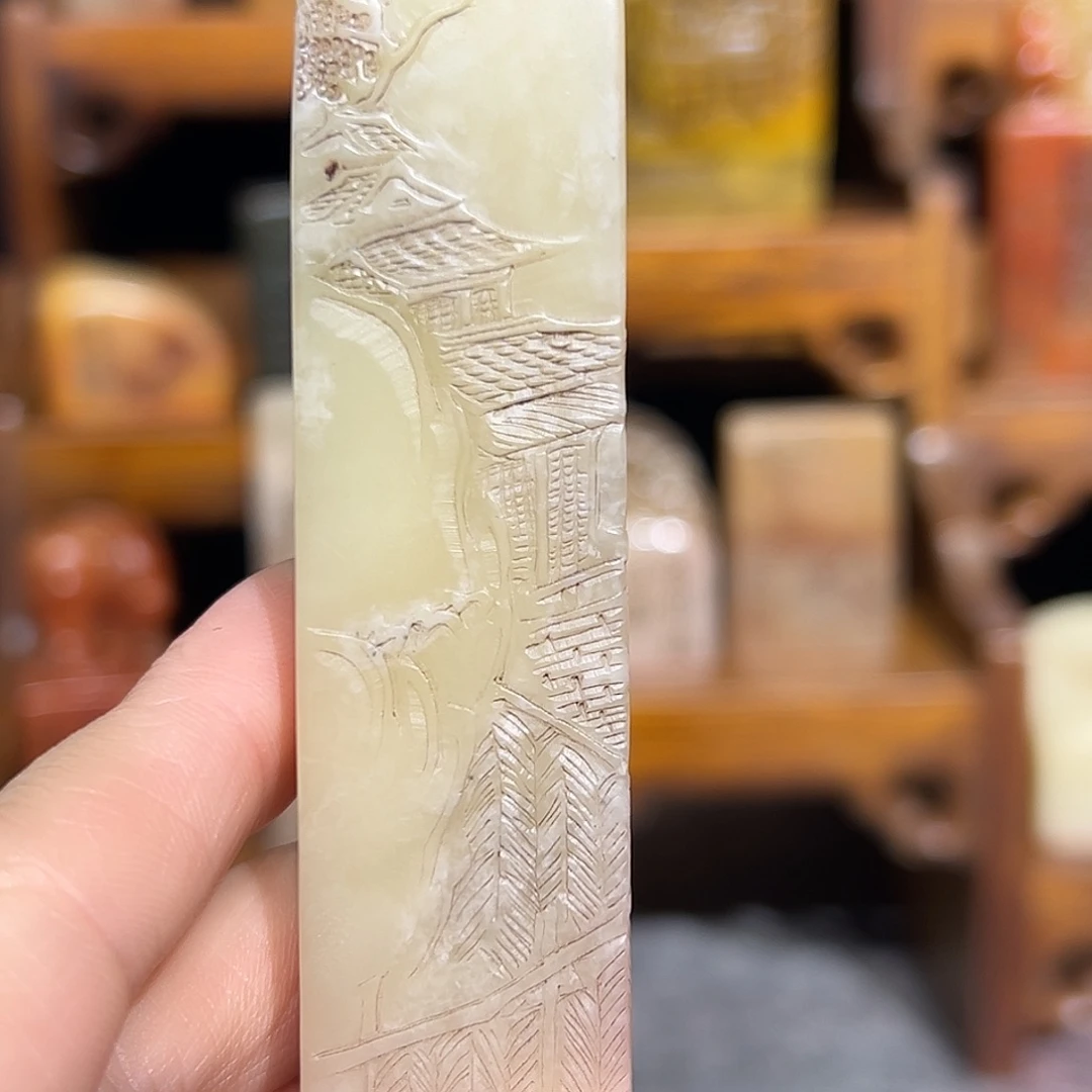 寿山石印石寿山石是山山水水