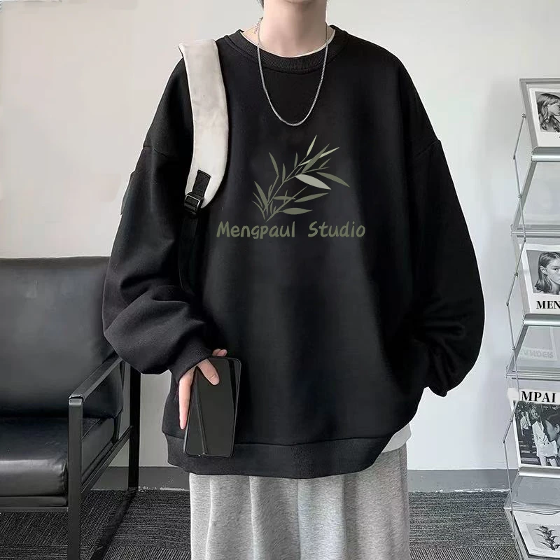 美式潮牌高街设计感卫衣男女春秋季爆款时尚百搭慵懒长袖痞帅男装