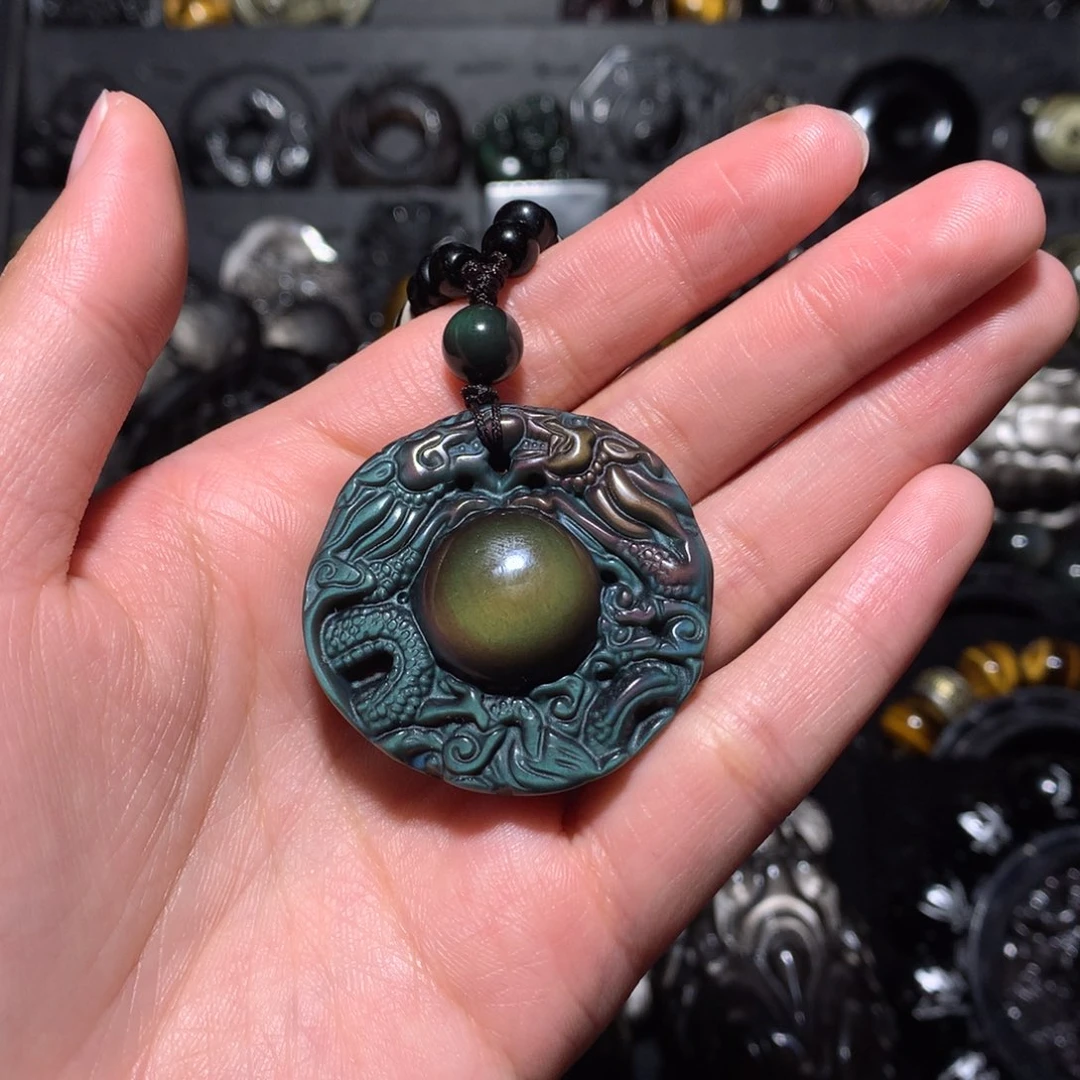 一***城黑曜岩未镶嵌珠宝奇石