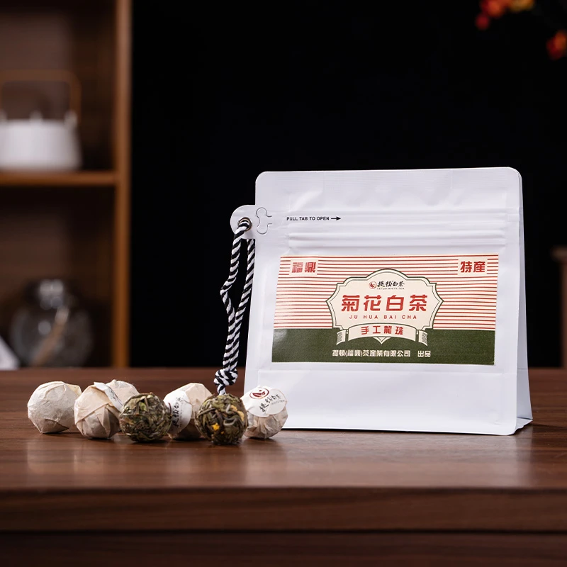 【菊花白茶.龙珠】白牡丹+菊花/提顿白茶/100g/熬夜、烧烤的灭火神器