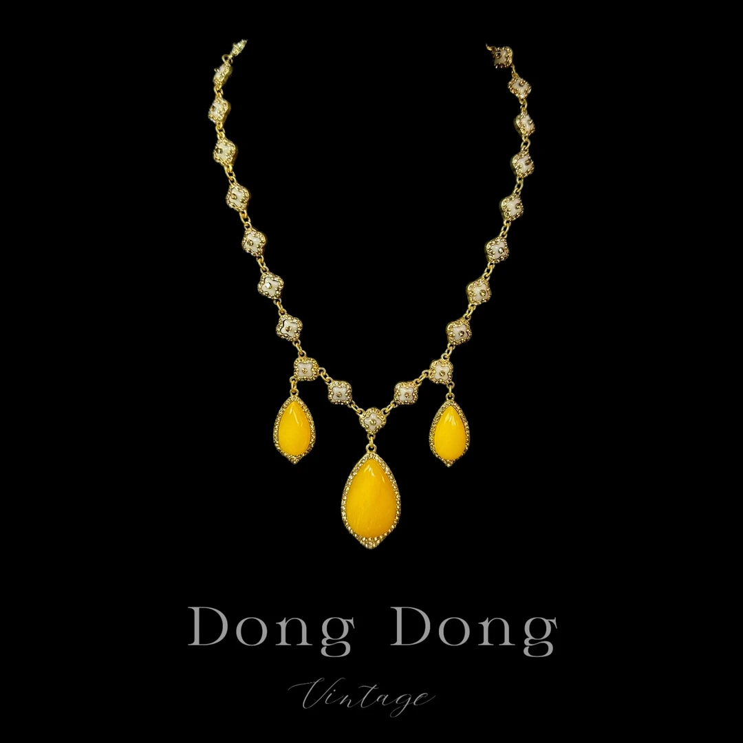 铜合金项链 铜合金中古重工项链【0109】中古收藏