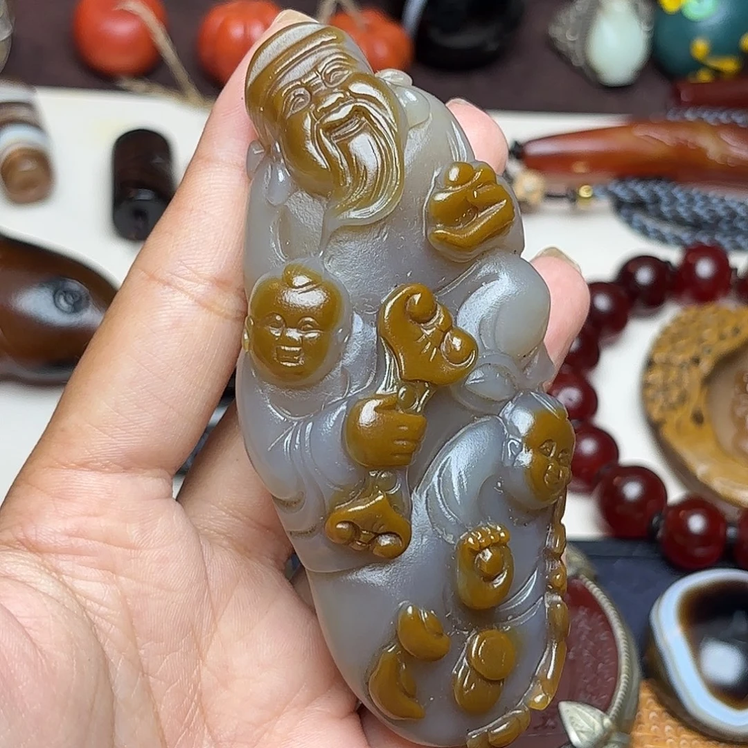玛瑙/玉髓未镶嵌颈饰