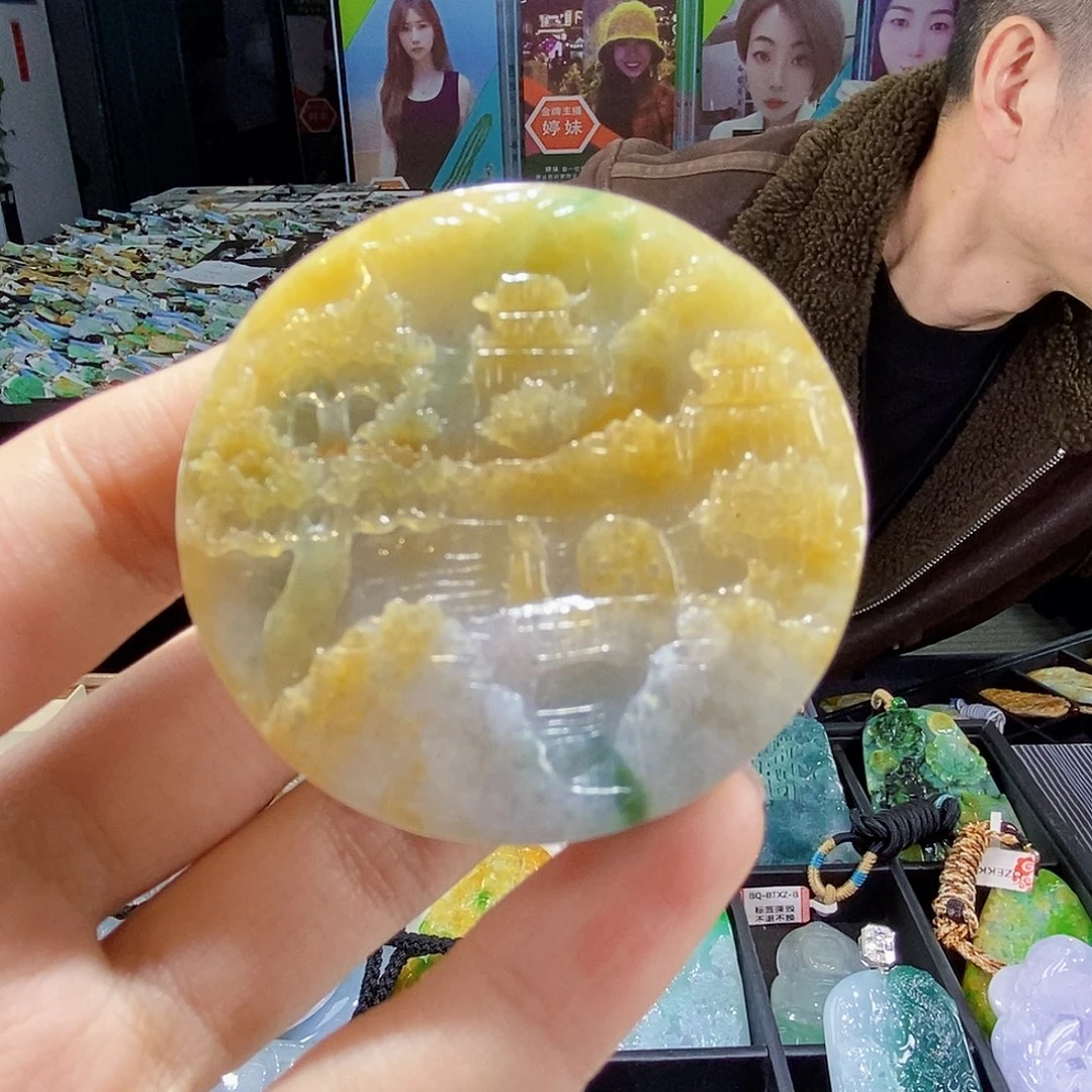 颈饰未镶嵌翡翠翡翠