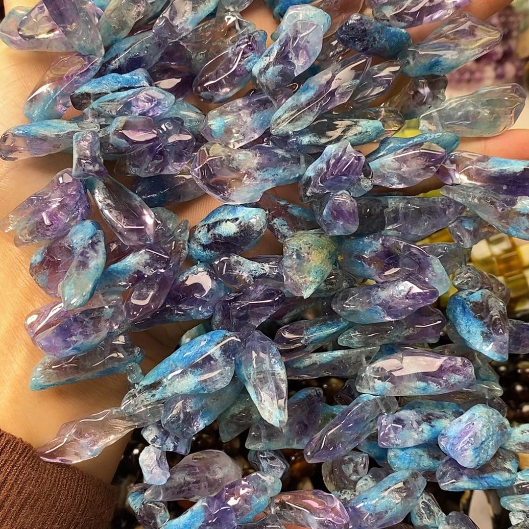 玛瑙/玉髓未镶嵌珠宝半成品牙牙一条