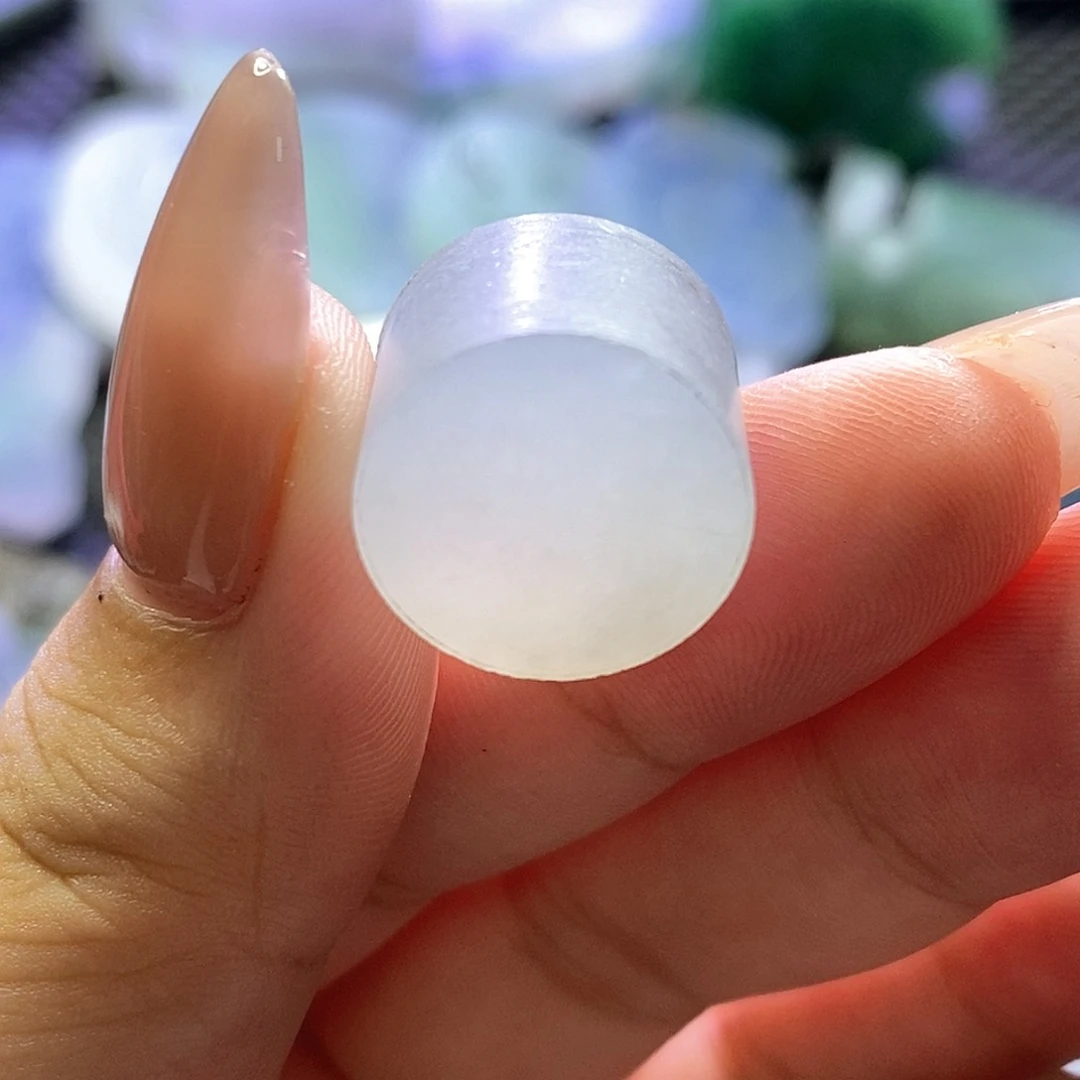 定制翡翠未镶嵌卡16苹果珠