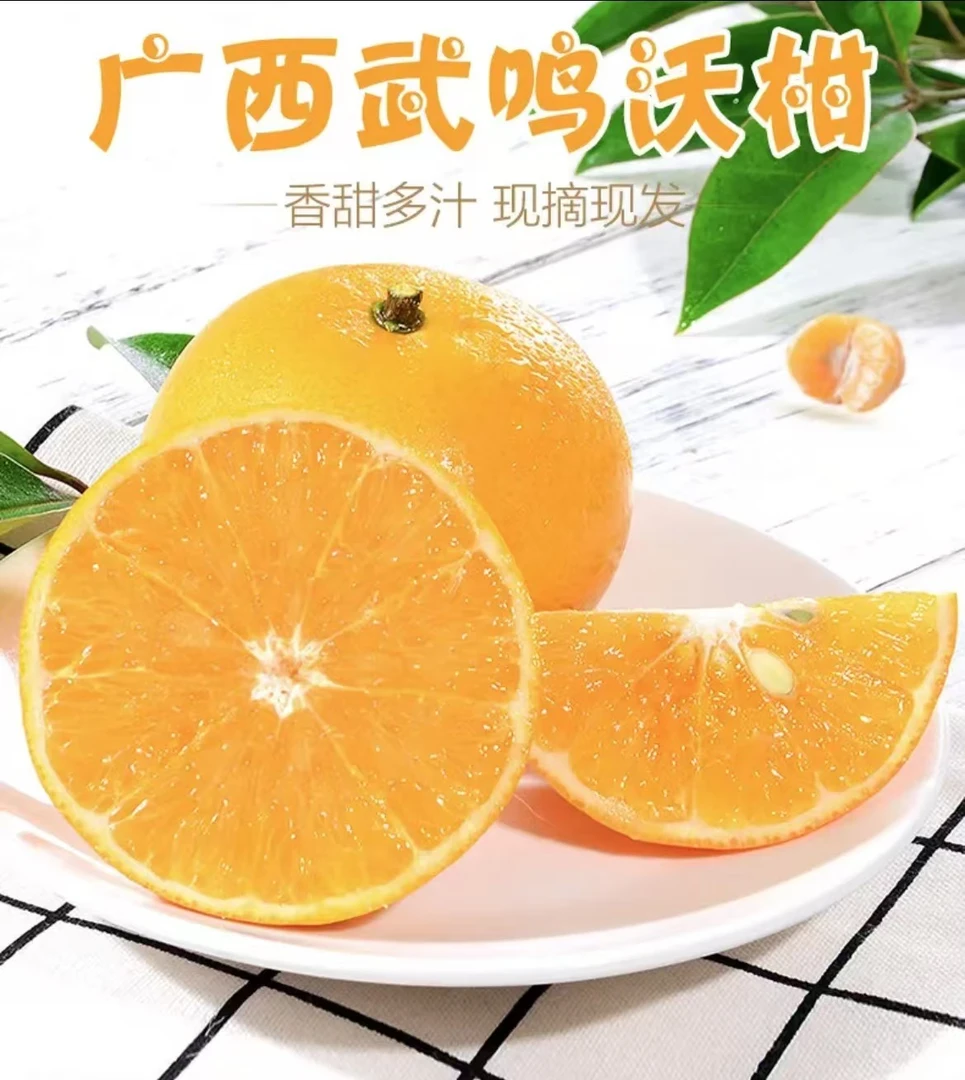 广西正宗武鸣沃柑精果5/10斤每口爆汁批发包邮