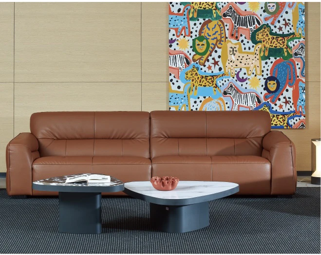 阳光林森头层牛皮沙发