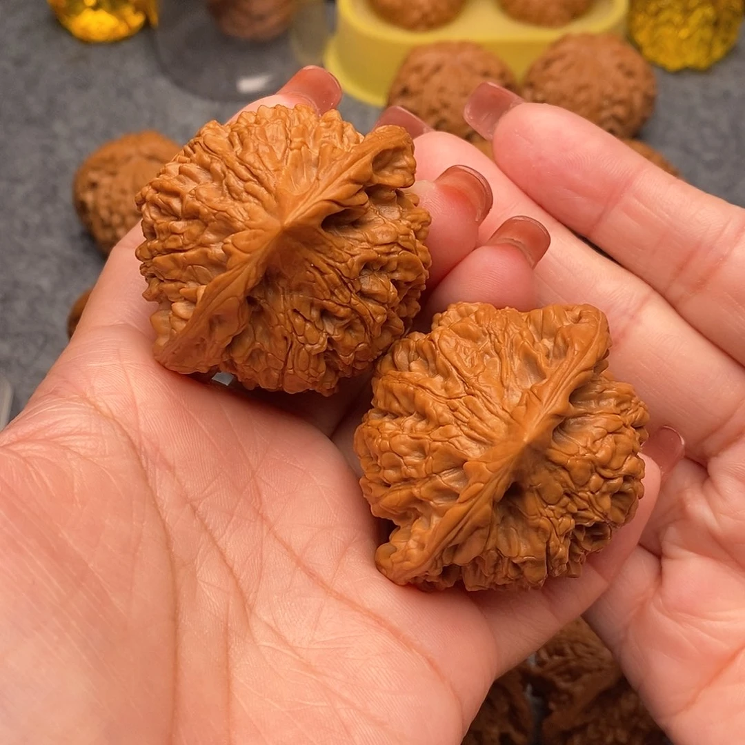 文玩核桃把件精品天花板官帽52全品重61.8克