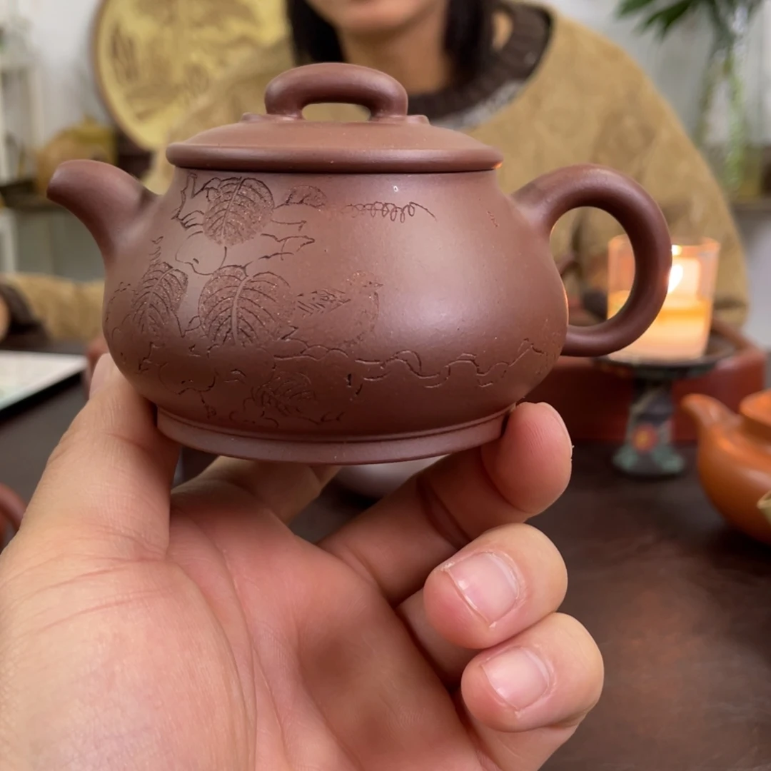 紫砂茶壶儒相紫泥