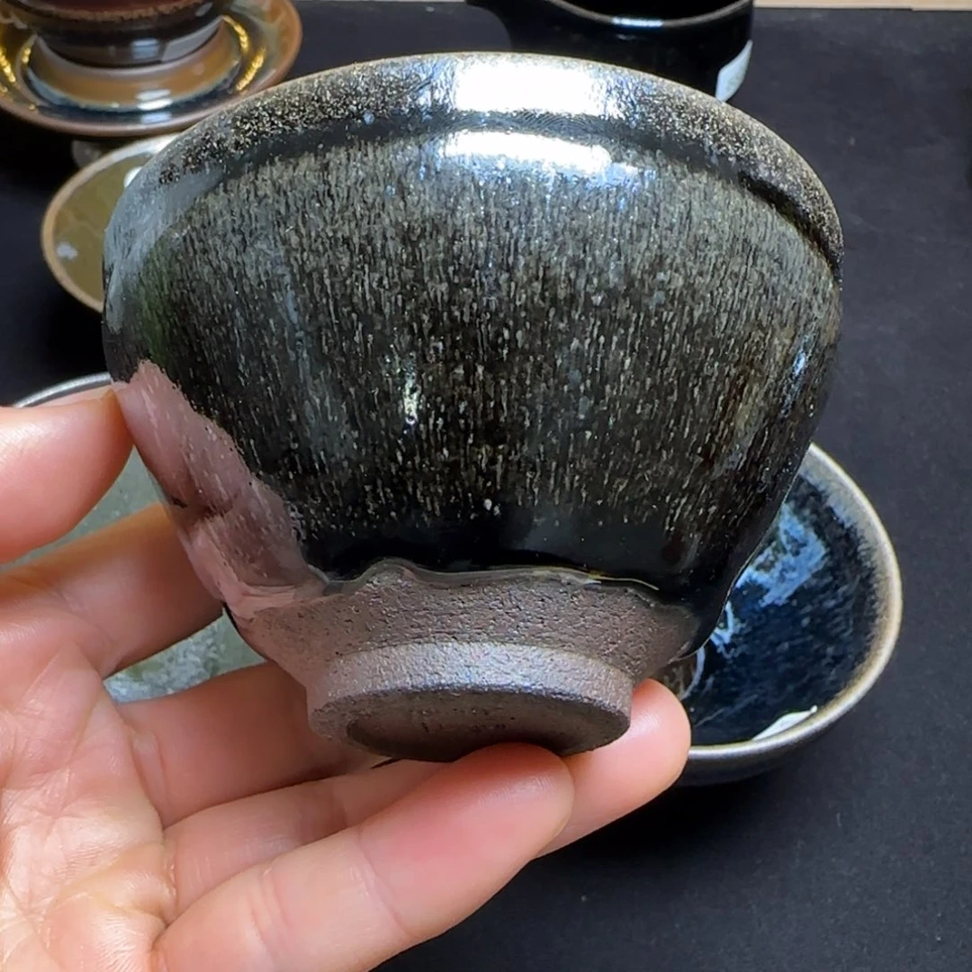 茶盏82子文龙窑柴烧