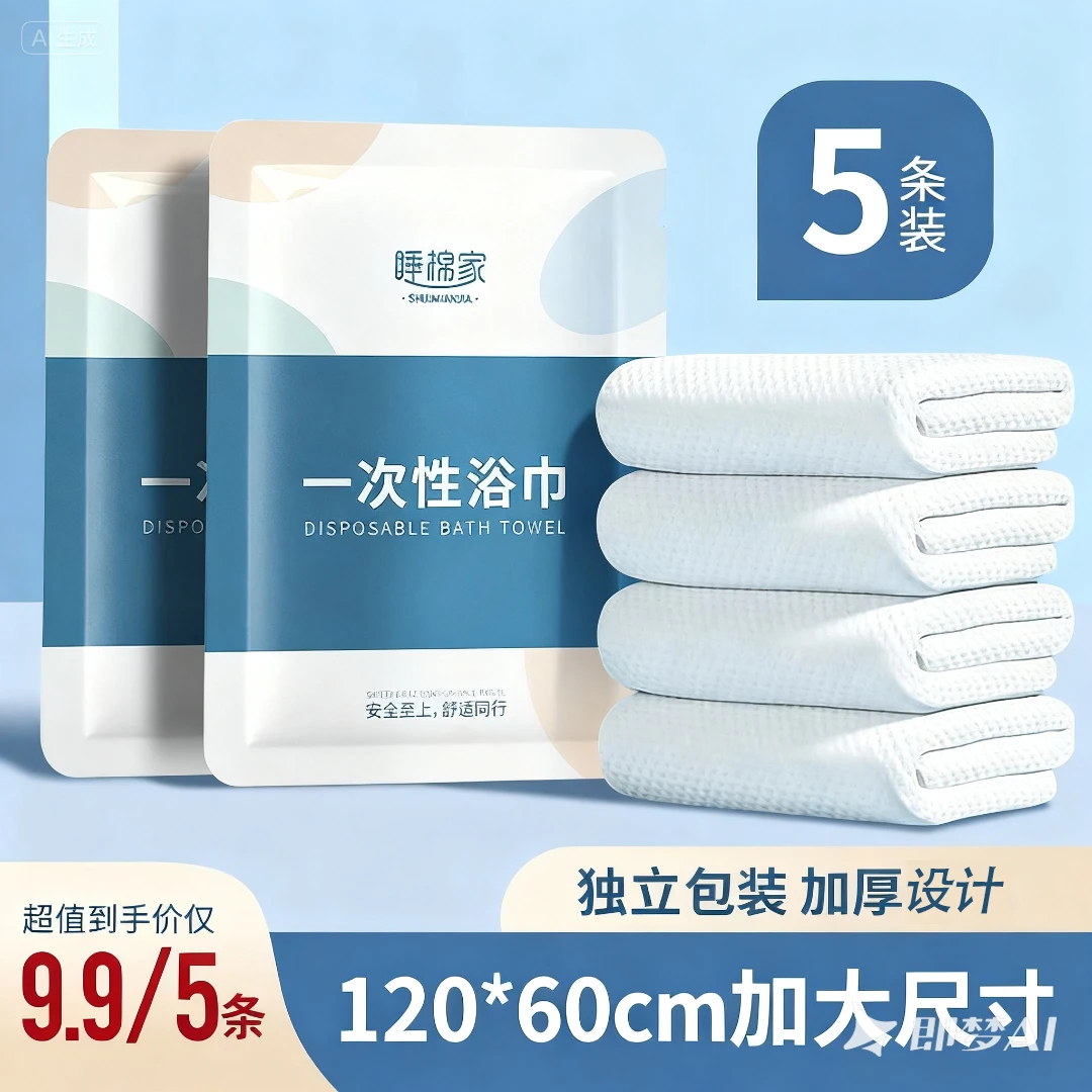 一次性浴巾加大加厚便携酒店游泳健身出行旅行旅游用品