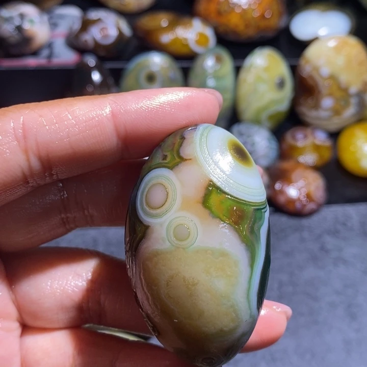 玛瑙/玉髓未镶嵌吊坠(不含链)153