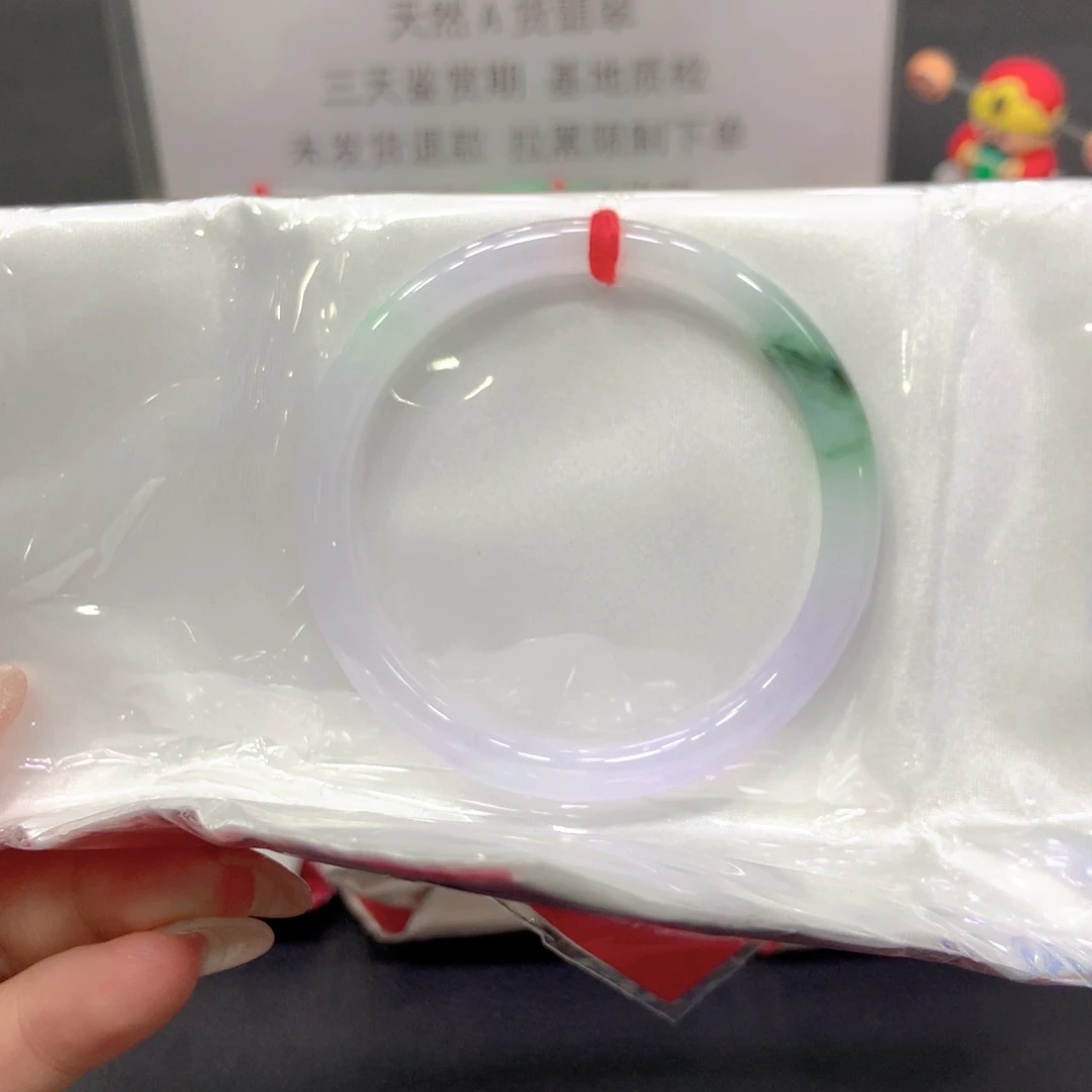 L****翡翠未镶嵌手镯57圆