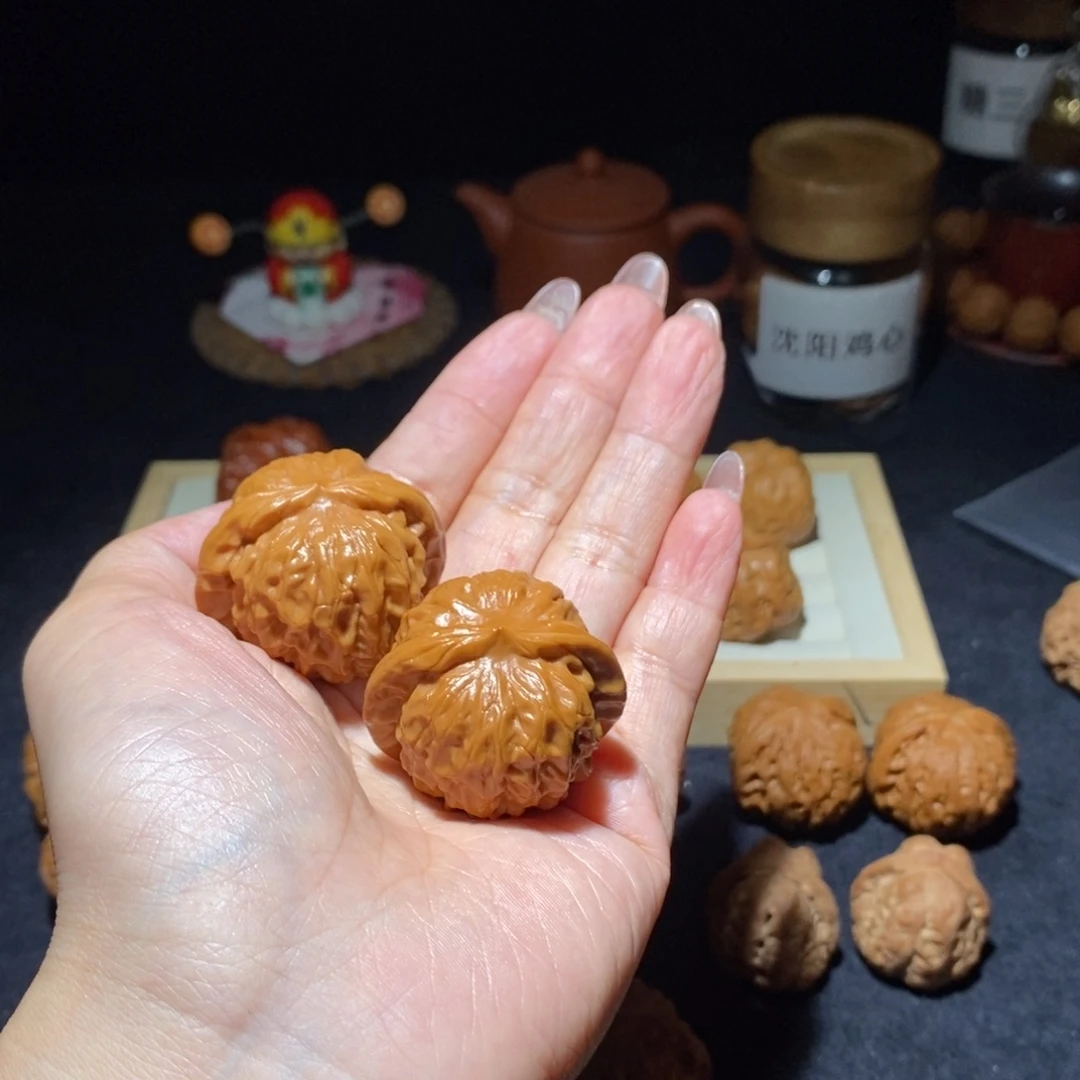 爱***）文玩核桃吊坠石门38