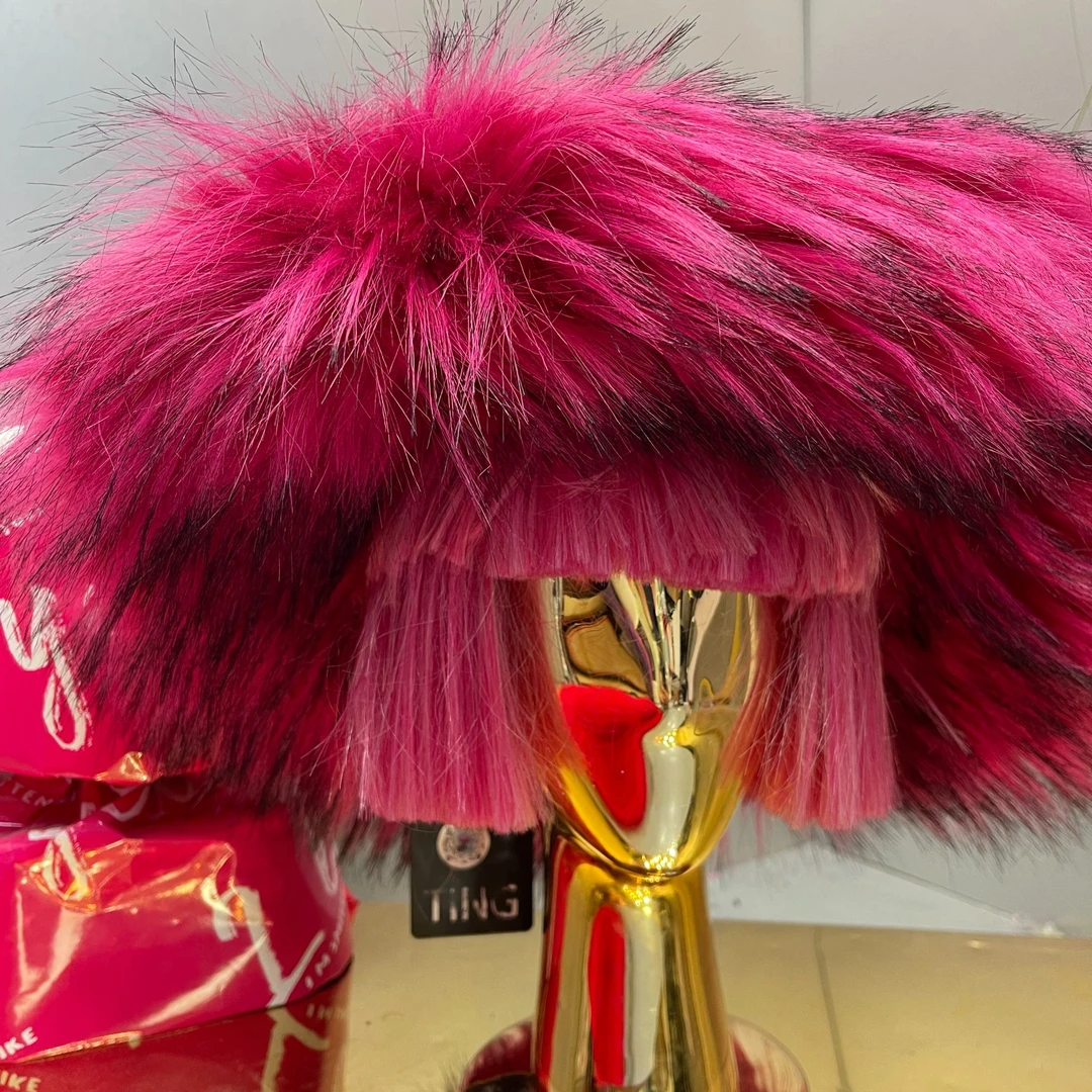 锐宝潮牌时尚轻奢大气大帽檐秋冬渐变个性帽子